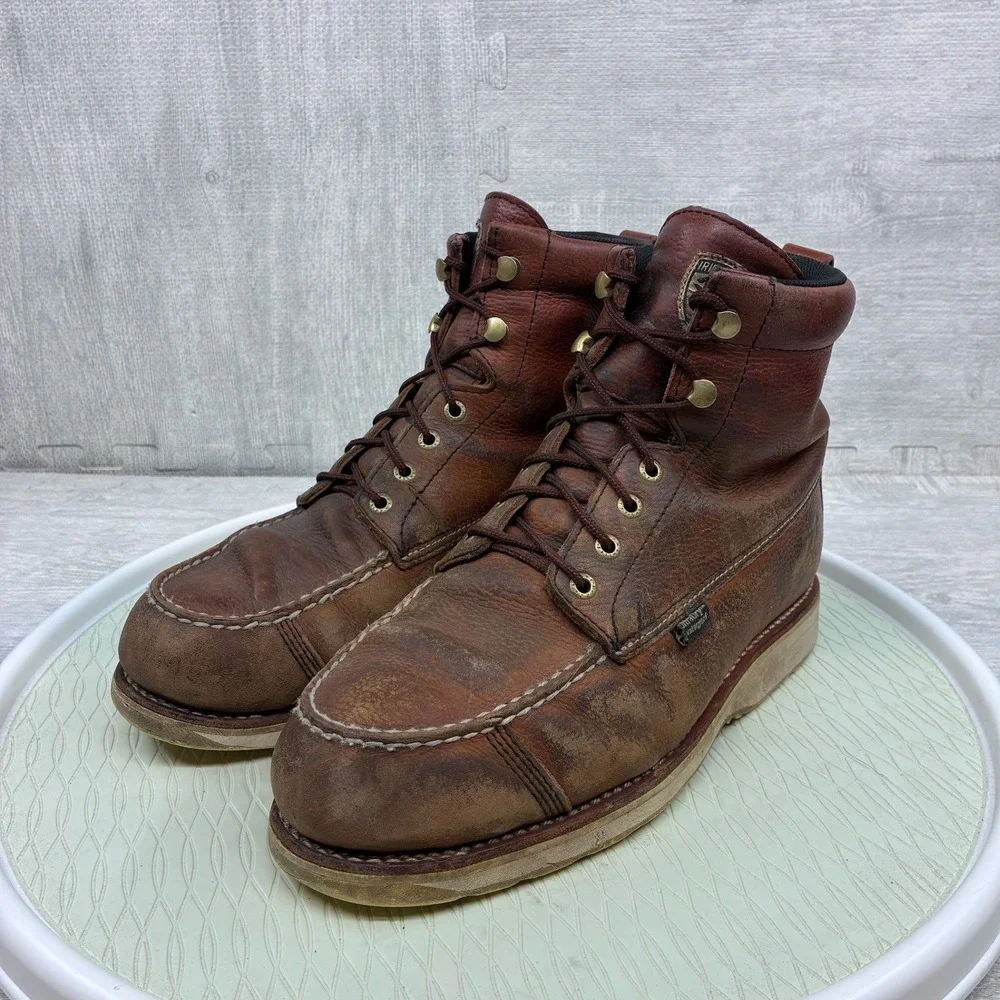 Irish Setter Wingshooter Boots Mens 10.5 Brown Leather Waterproof A0838